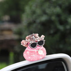 Wonuu dash decoration fits car, desk, or shelf for whimsy.