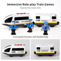 WOOD CITY locomotive sounds add realism during play sessions