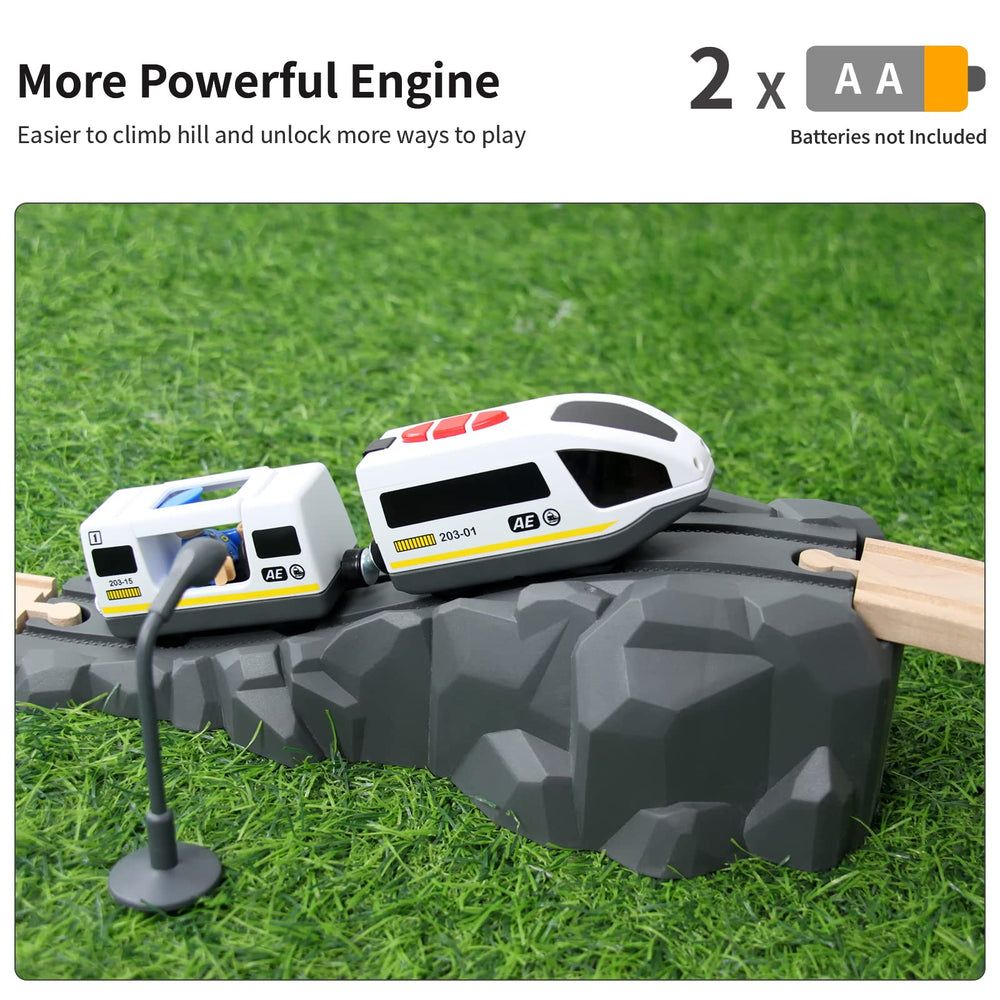 WOOD CITY magnets connect to Thomas Brio and Chuggington tracks