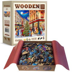 WOODEN.CITY advanced winter puzzle designed for adults seeking a mindful challenge.