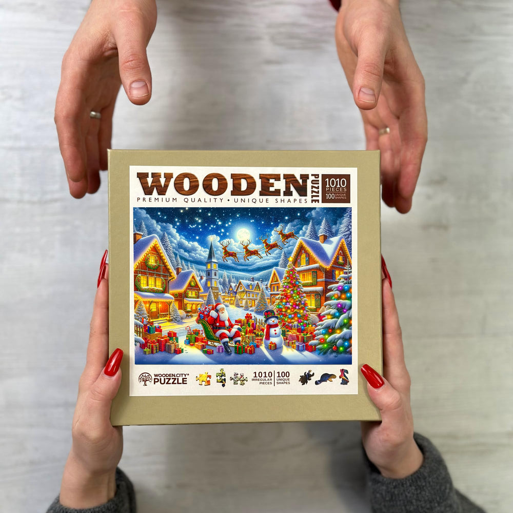 WOODEN.CITY Relaxing holiday pastime suited for winter evenings.