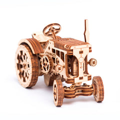 WOODEN.CITY Tractor 3D Puzzle birch plywood core and smooth edges