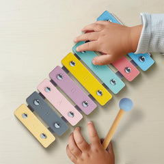 WoodenEdu Kids Xylophone gift-ready packaging appeals as an educational present