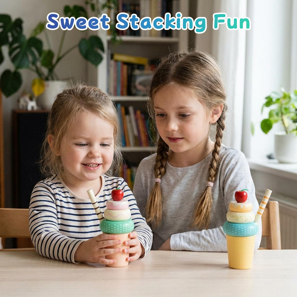 WOODENFUN durable, non-toxic finish supports everyday use by young children.