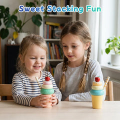 WOODENFUN durable, non-toxic finish supports everyday use by young children.