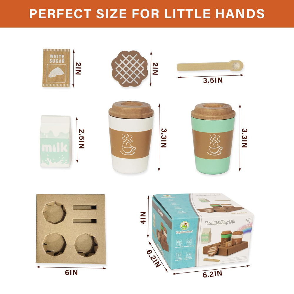 WOODENFUN wooden construction ensures durable, kid-friendly design for daily use.