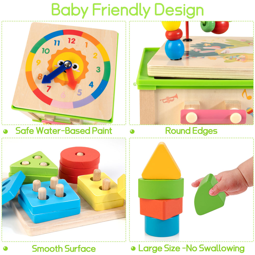 WOODMAM bead maze boosts fine motor skills with colorful beads