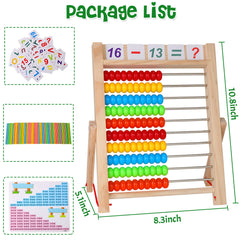 WOODMAM counting sticks set helps build number sense and pattern recognition.