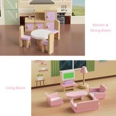 WOODMAM dressing table for imaginative grooming scenes and role play.