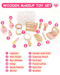 WoodsyJoy nail polish bottle for safe pretend beauty on playdates.