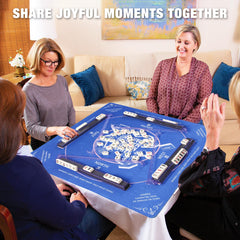 WOOIIROM gift ready mahjong set with bling purple finish for enthusiasts