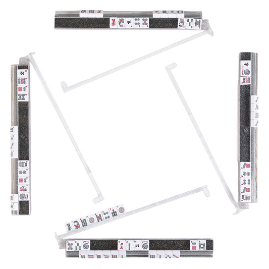 WOOIIROM anti-slip mahjong racks keep tiles steady during play.