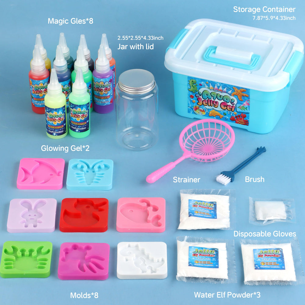 Storage box helps tidy up after Wookidel water gel crafting