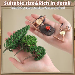 Wookidel Powhatan canoe figurine for imaginative history play