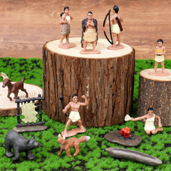 Wookidel Powhatan warrior with weapons figurine for role-play lessons