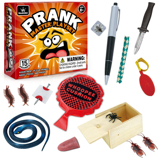 wookidel prank kit whoopee cushion; classic noise prank for laughs