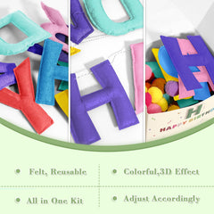 Woonnuk premium felt materials ensure durable, reusable party decor.