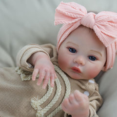 Close-up of WOOROY doll's hand-painted skin and subtle veining