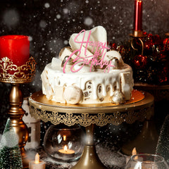 Wootkey cake topper is simple to place and stays securely on the cake.