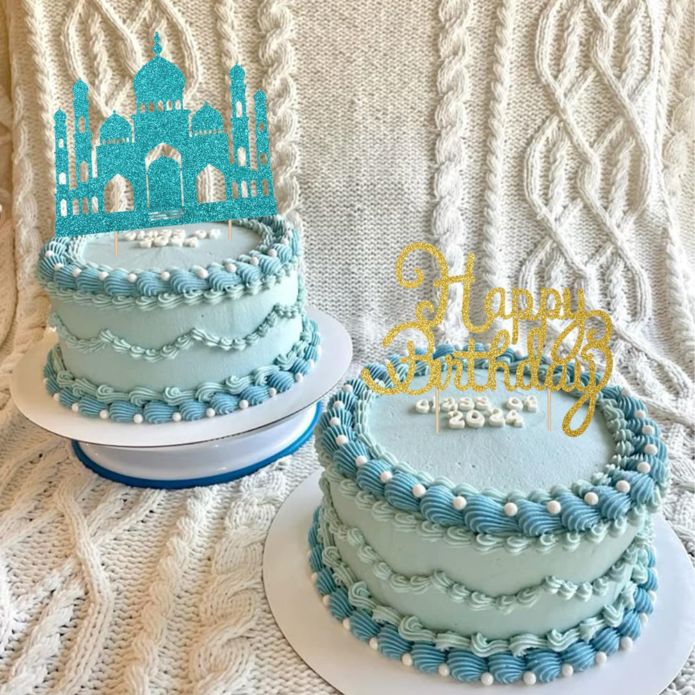 Wootkey princess crown glitter topper enhances party vibe under lights.