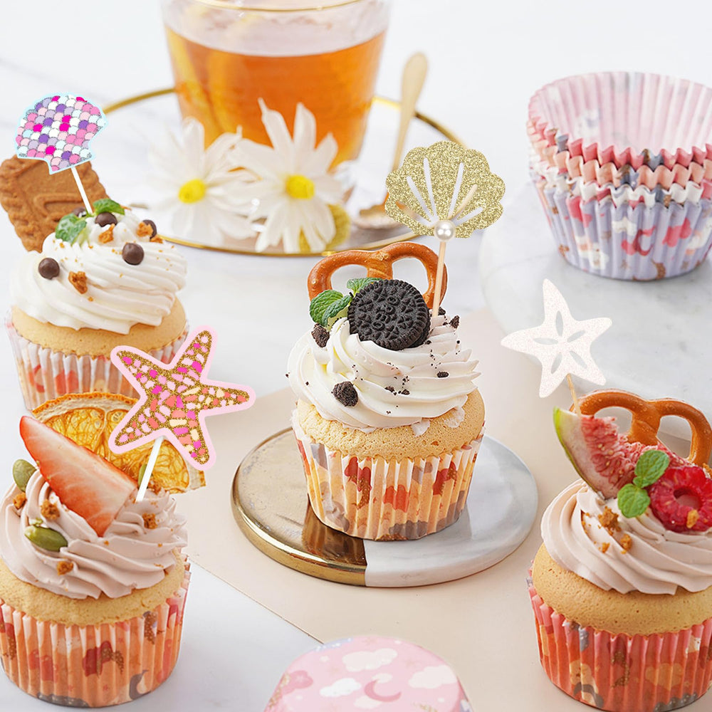 Wootkey seahorse toppers bring a cute ocean theme to treats