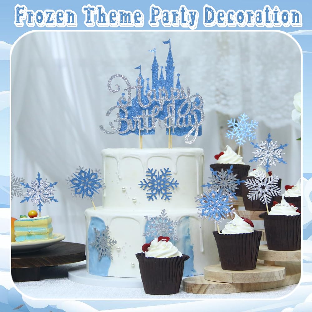 Wootkey Winter Wonderland Dessert Decor elevates treats for birthdays and holidays