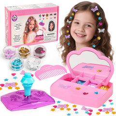WooWee Hair Gem Stamper Kit packaging for easy at-home styling fun.