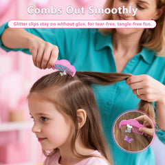 Girls explore creative hairstyles with WooWee at home or in school-themed sets.