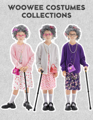 WooWee Kids Old Lady Costume soft fabric for comfortable wear