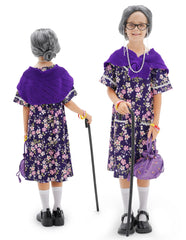 WooWee old lady costume plastic crutch for playful role-play