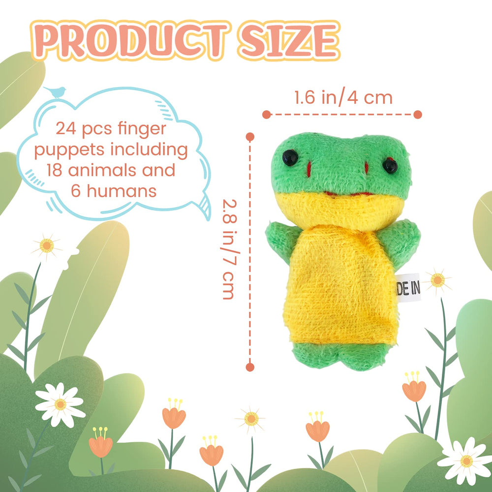 Woozettn animal finger puppets offer diverse characters to spark imaginative storytelling.