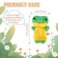 Woozettn animal finger puppets offer diverse characters to spark imaginative storytelling.