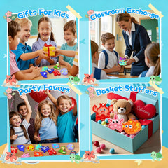 Woplagyreat crab pop toy, soft silicone feel for calming fidget play.