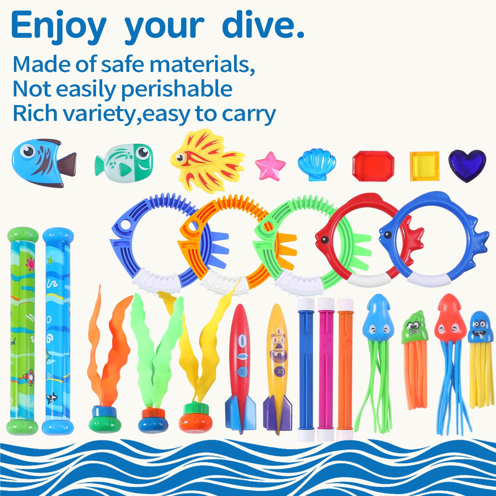 Woplagyreat diving rods help kids practice accurate throws.