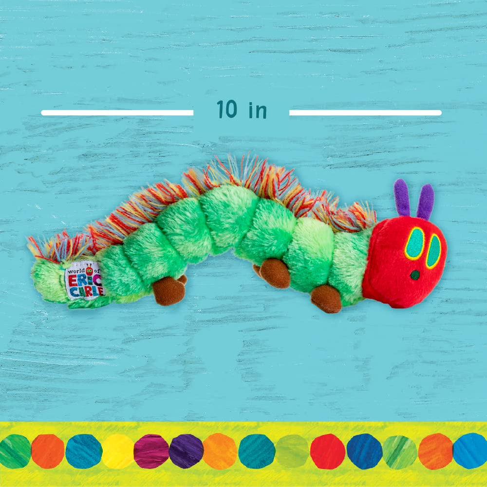 World of Eric Carle Caterpillar bean bag face close-up highlights friendly expression