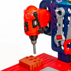 World Tech Toys Spider-Man bench set Spider-Man car encourages design and rebuild play.