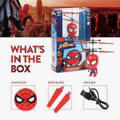 World Tech Toys Spider-Man durable design withstands bumps for repeated superhero missions.