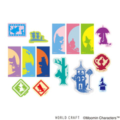 World Craft Moomin Seal Flake Silhouette adds charm to letters and calendars