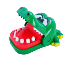 World's Smallest Crocodile Dentist teeth-pieces close-up for tactile play.
