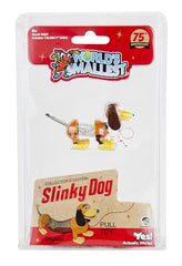 World's Smallest Slinky Dog ears flap—cute detail for toy collections.