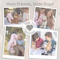 World's Softest Bobo Bronto plush in cozy cuddle pose, a calm, comforting companion.
