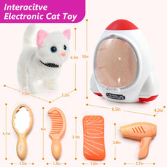 WorWoder plush cat soft materials highlighting kid-safe play