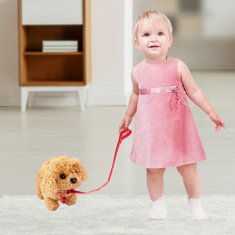 WorWoder Plush Teddy Dog compact size suitable for small spaces.