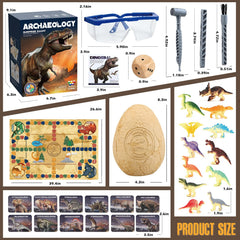 Twelve dinosaur figures invite storytelling and collaborative exploration during playtime.