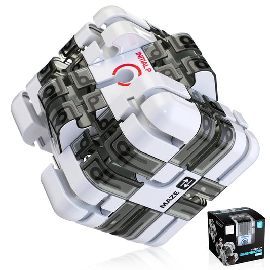 Wovnet 3x3 large labyrinth puzzle image, enhances spatial awareness through rotation.