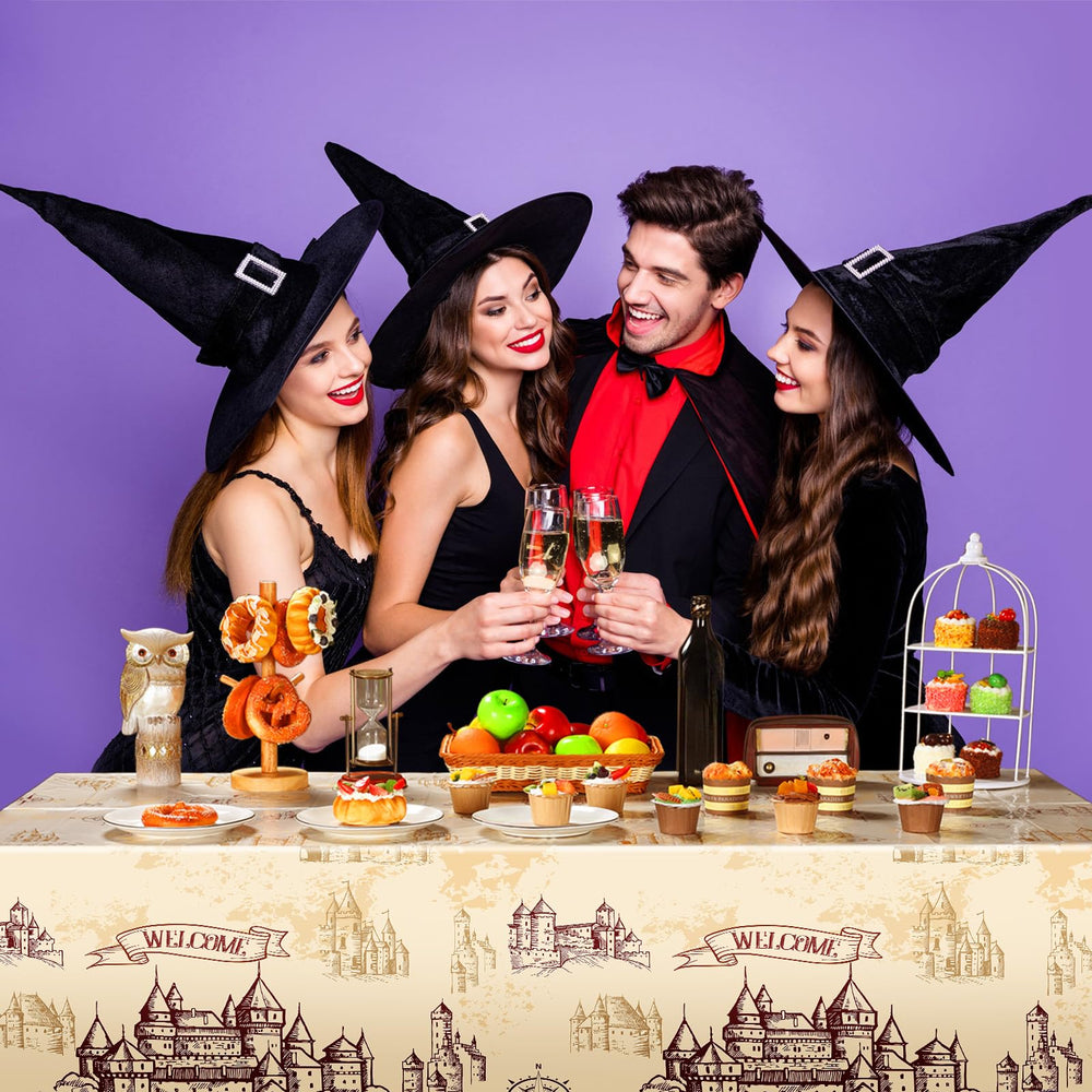 WovWeave Wizard versatile tablecloth suitable for birthdays and Halloween