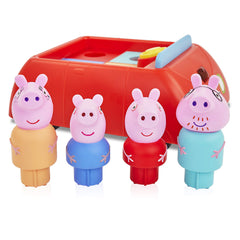WOW! STUFF Peppa Pig's Clever Car interior shows seat colors and interactions