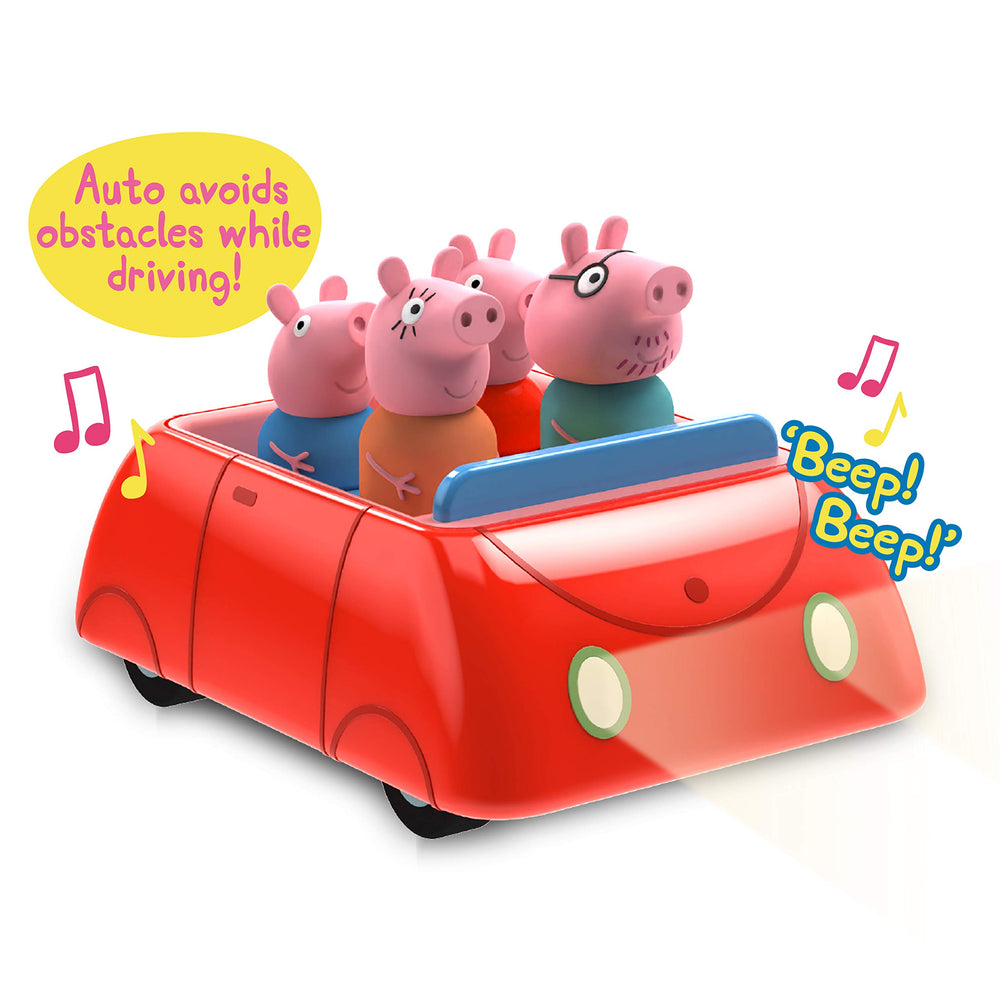WOW! STUFF Peppa Pig's Clever Car lights highlight color-matching play