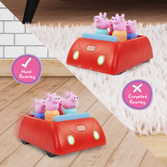 WOW! STUFF Peppa Pig's Clever Car sensors enable safe navigation during pretend journeys