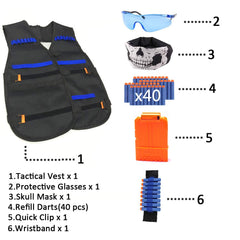 Wowang Nerf Vest Kit adjustable strap for growing players